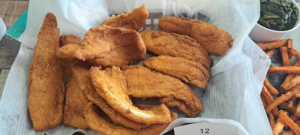 One Pound Fried Flounder